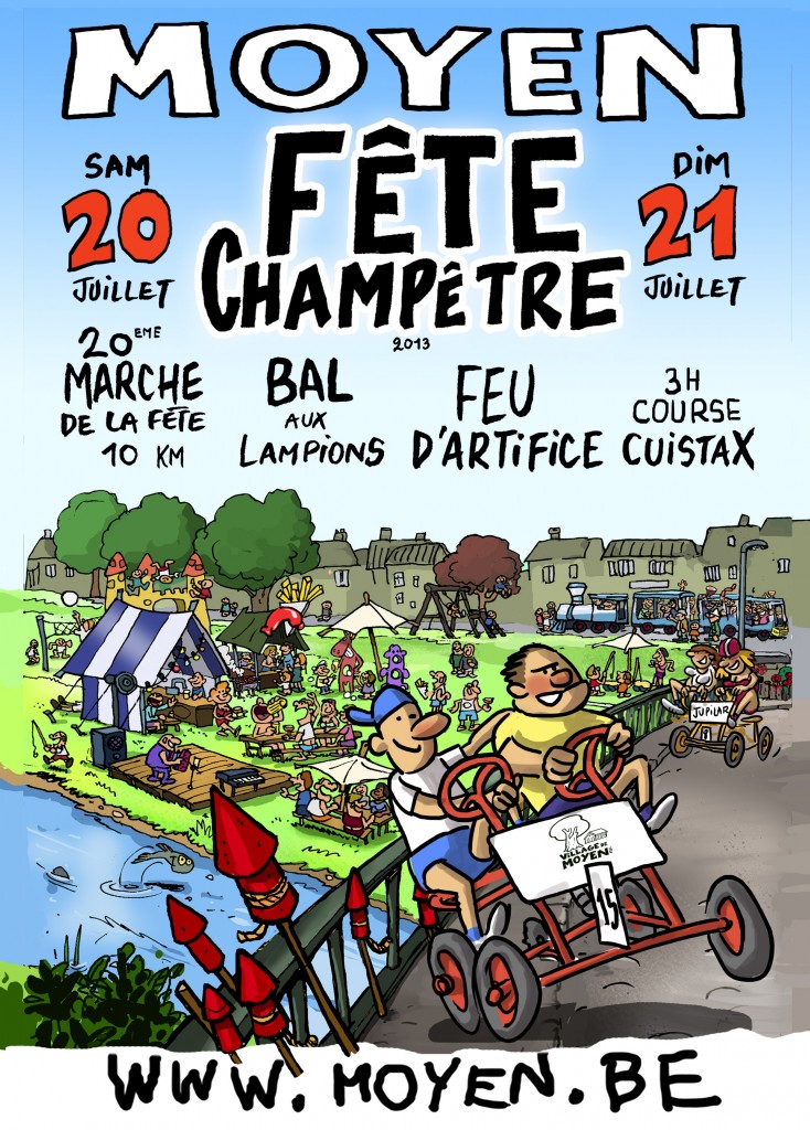 fete champetre flyers 2013